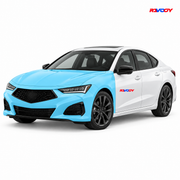 Acura TLX 2024–2025 Full Front coverage in blue with RAVOOY logo