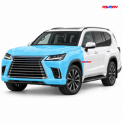 Lexus LX 2025–2026 Full Front coverage in blue with RAVOOY logo