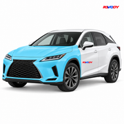 Lexus RX 2025 Full Front coverage in blue with RAVOOY logo