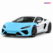 Lamborghini Temerario 2025–2026 Full Front coverage in blue with RAVOOY logo