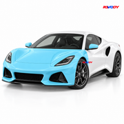 Lotus Emira 2023–2027 Full Front coverage in blue with RAVOOY logo
