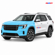 GMC Acadia 2024–2026 Full Front coverage in blue with RAVOOY logo