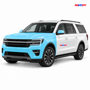 Ford Expedition MAX 2025–2026 Full Front coverage in blue with RAVOOY logo