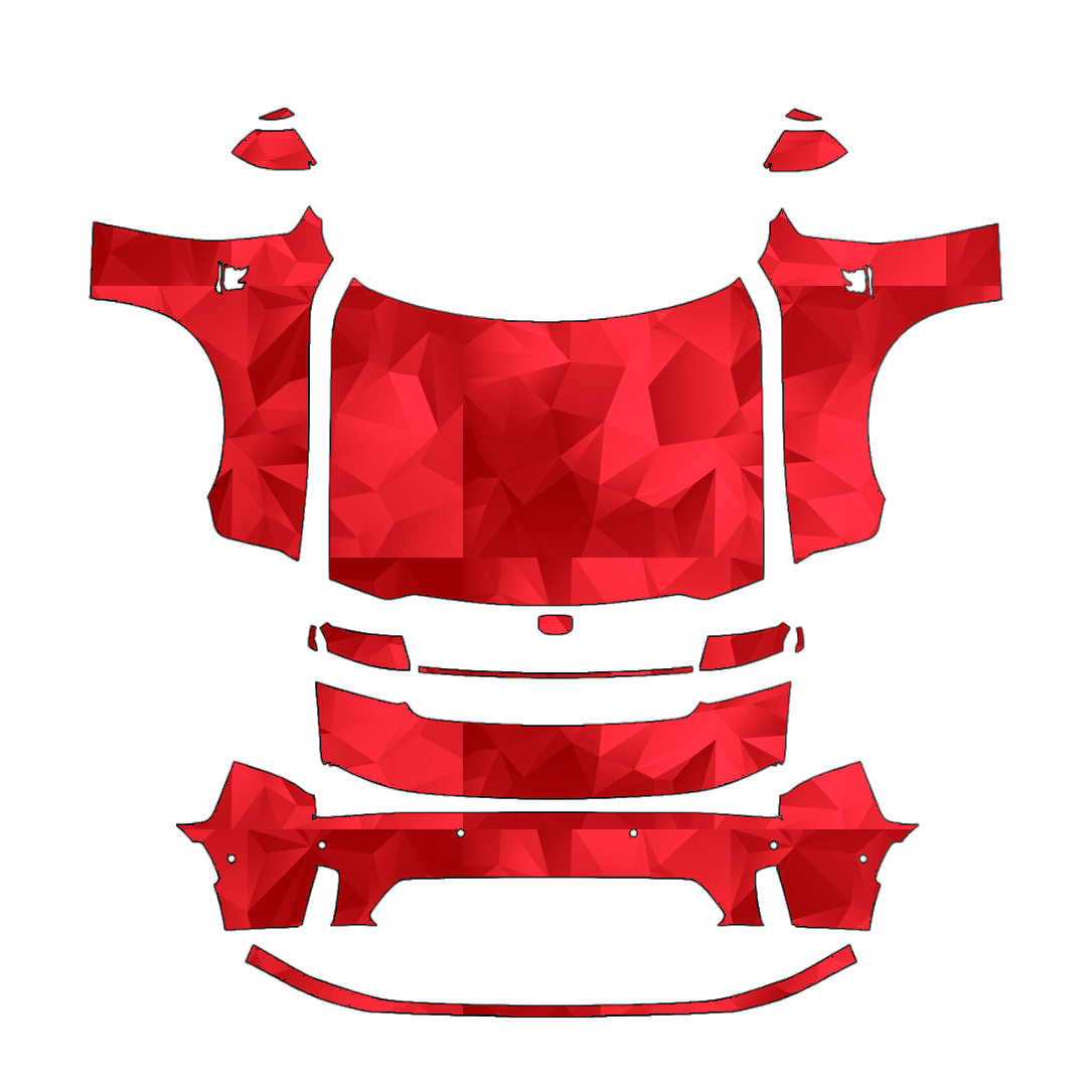 Dodge Charger 2026–2027 Full Front PPF pattern