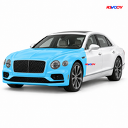 Bentley Flying Spur 2025–2026 Full Front coverage in blue with RAVOOY logo