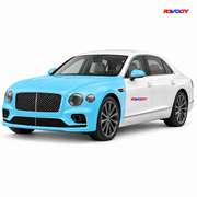 Bentley Flying Spur 2024 Full Front coverage in blue with RAVOOY logo
