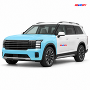 Hyundai Palisade Hybrid 2026 Full Front coverage in blue with RAVOOY logo