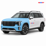 Hyundai Palisade 2026 Full Front coverage in blue with RAVOOY logo