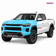 Chevrolet Colorado ZR2 2023–2026 Full Front coverage in blue with RAVOOY logo
