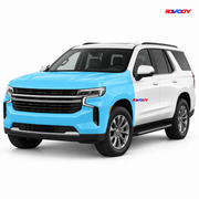 Chevrolet Tahoe 2025–2026 Full Front coverage in blue with RAVOOY logo
