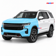 Chevrolet Tahoe-Z71 2025–2026 Full Front coverage in blue with RAVOOY logo