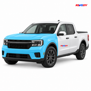 Ford Maverick 2025–2026 Full Front coverage in blue with RAVOOY logo