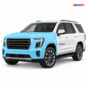 GMC Yukon 2025 Full Front coverage in blue with RAVOOY logo