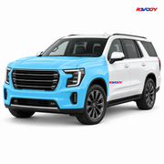 GMC Yukon 2025 Full Front coverage in blue with RAVOOY logo