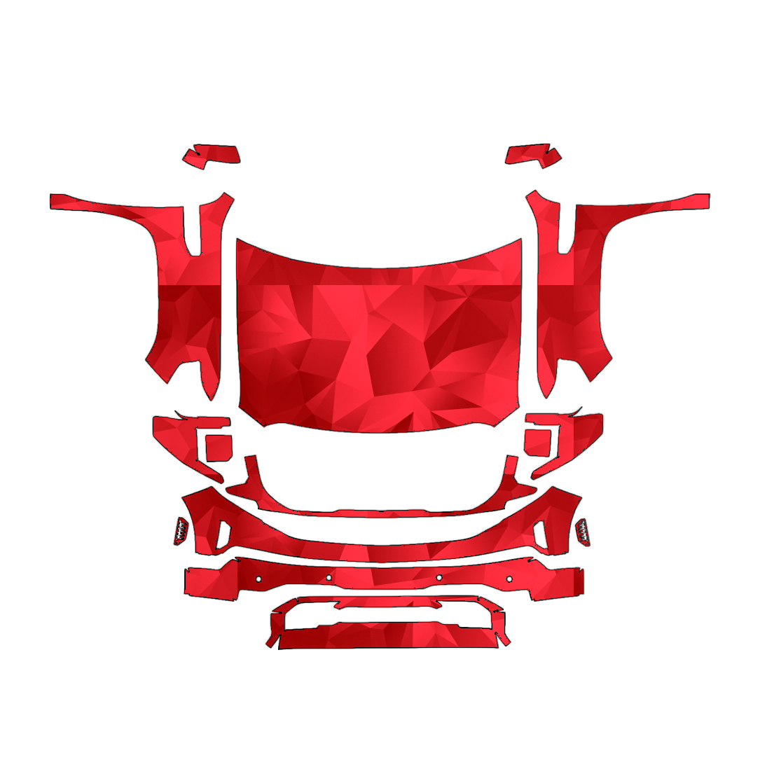 GMC Sierra 1500 2022–2026 Full Front PPF pattern