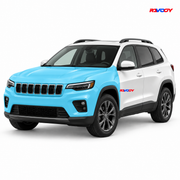 Jeep Cherokee 2026 Full Front coverage in blue with RAVOOY logo