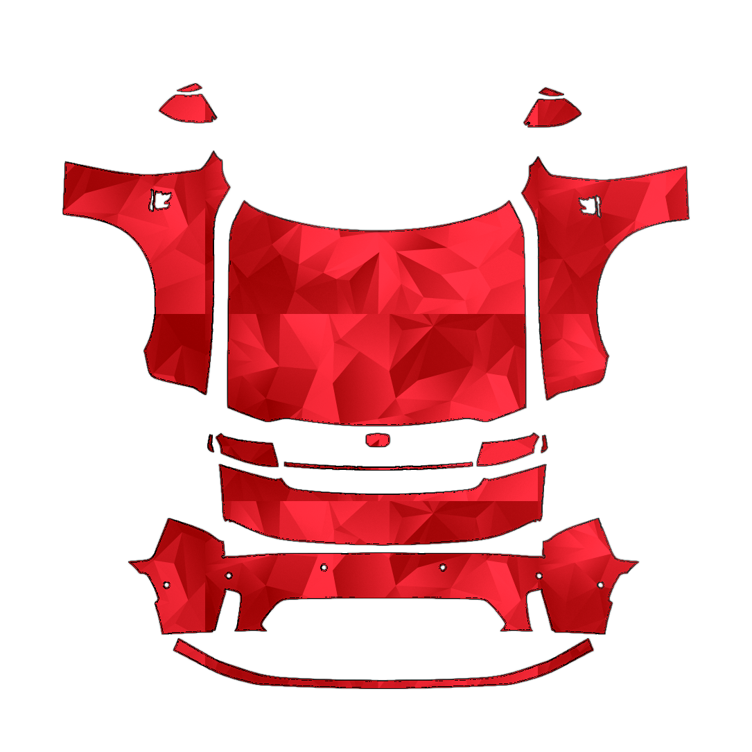 Dodge Charger 2026–2027 Full Front PPF pattern