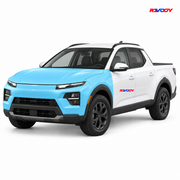 Hyundai Santa Cruz 2025–2026 Full Front coverage in blue with RAVOOY logo