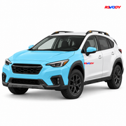 Subaru Crosstrek 2024–2026 Full Front coverage in blue with RAVOOY logo