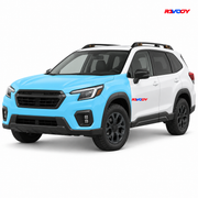Subaru Forester 2026 Full Front coverage in blue with RAVOOY logo