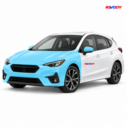 Subaru Impreza 2024–2026 Full Front coverage in blue with RAVOOY logo