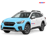 Subaru Outback 2026 Full Front coverage in blue with RAVOOY logo