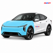 Kia EV4 GT-Line 2026 Full Front coverage in blue with RAVOOY logo