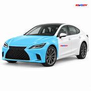 Lexus LS 2026 Full Front coverage in blue with RAVOOY logo