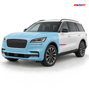 Lincoln Aviator 2025–2026 Full Front coverage in blue with RAVOOY logo