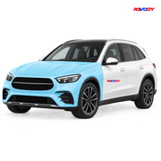 Mercedes-Benz GLC-CLASS AMG 2024–2026 Full Front coverage in blue with RAVOOY logo