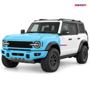 Ford Bronco Raptor 2022–2026 Full Front coverage in blue with RAVOOY logo