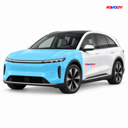 Lucid Gravity 2025–2027 Full Front coverage in blue with RAVOOY logo