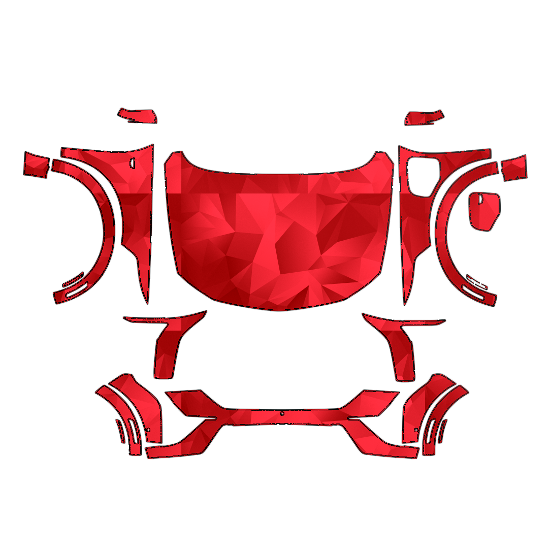 Cadillac Optiq 2026–2027 Full Front PPF pattern