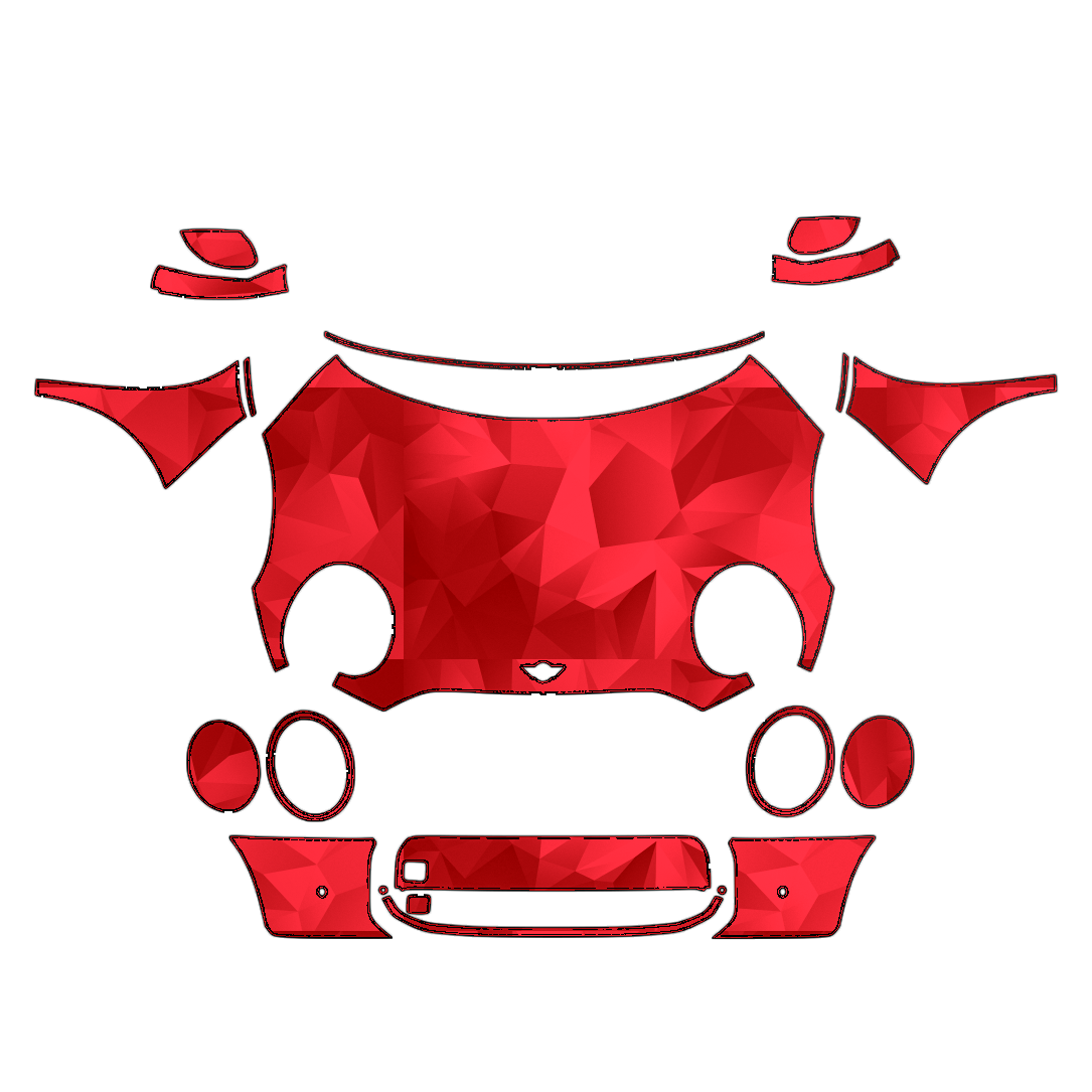 MINI Cooper 2025–2026 Full Front PPF pattern