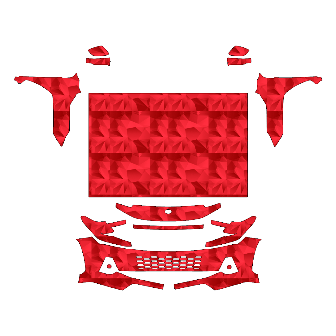 Toyota RAV4 2026 Full Front PPF pattern