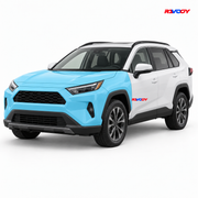 Toyota RAV4 2026 Full Front coverage in blue with RAVOOY logo