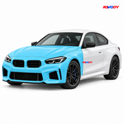 BMW M2 2026–2027 Full Front coverage in blue with RAVOOY logo