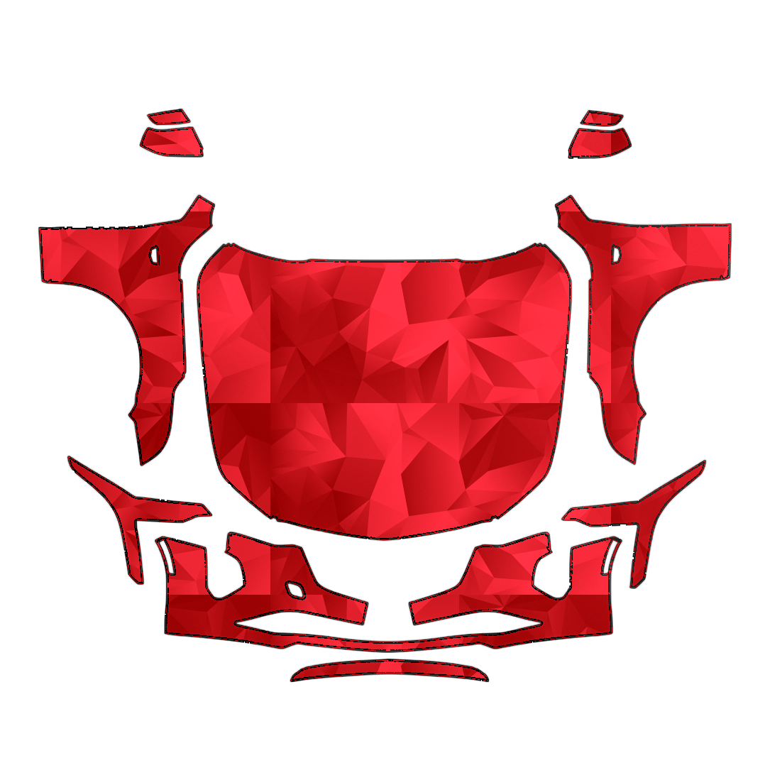 Cadillac CT4 2020–2026 Full Front PPF pattern