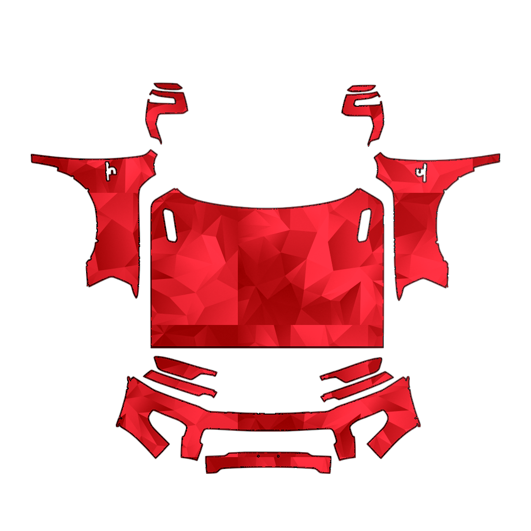Ram 2500 2025–2027 Full Front PPF pattern