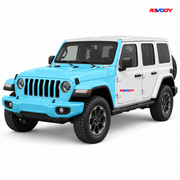 Jeep Wrangler Unlimited 4 Door Rubicon 2019–2025 Full Front+ PPF coverage with RAVOOY logo