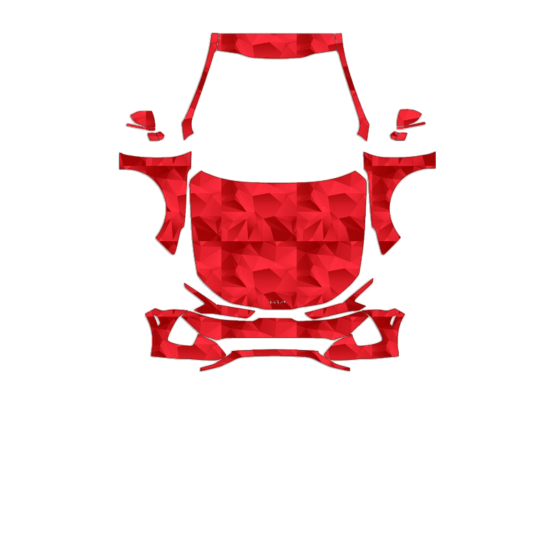 Kia K5 2021–2024 Full Front+ PPF cut pattern