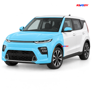 Kia Soul GT-Line 2020–2022 Full Front+ PPF coverage with RAVOOY logo