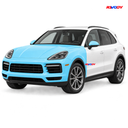 Porsche Cayenne 2019–2023 Full Front+ PPF coverage with RAVOOY logo
