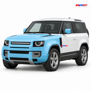 Land Rover Defender 90 2021–2022 Full Front+ PPF coverage with RAVOOY logo