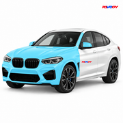 BMW X4 M 2020–2021 Full Front+ PPF coverage with RAVOOY logo