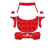 Volvo C40 Recharge Ultimate 2022–2024 Full Front+ PPF cut pattern