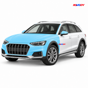 Audi A4 Allroad 2020–2023 Full Front+ PPF coverage with RAVOOY logo
