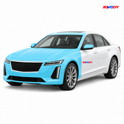 Cadillac CT6 2019–2020 Full Front+ PPF coverage with RAVOOY logo