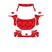 Honda Pilot 2023–2025 Full Front+ PPF cut pattern