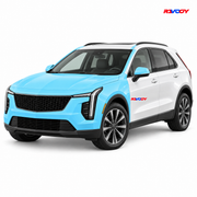 Cadillac XT4 2024–2025 Full Front+ PPF coverage with RAVOOY logo